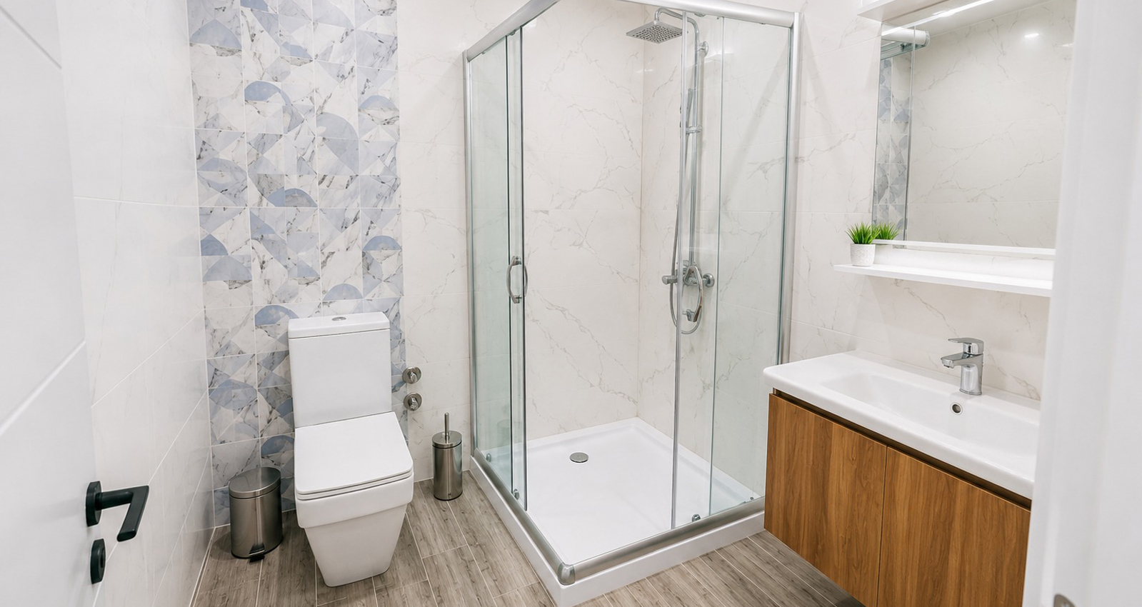 6 Caesar Blue 1+1 apartamentai, 500 m. nuo jūros kranto | Boğaz / İskele