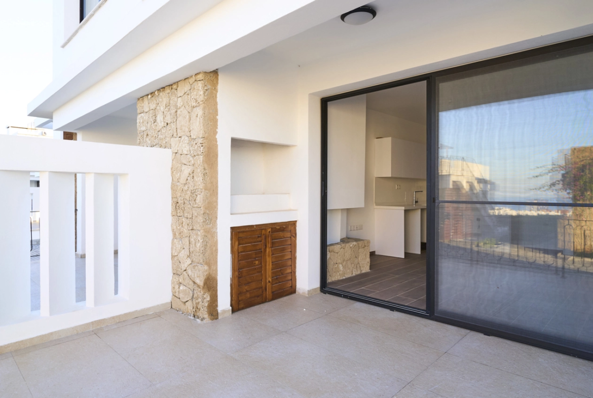 Yalusa Homes [K-2] 1+1 apartamentai su baseinu, 700 m. iki jūros | Yeni Erenköy