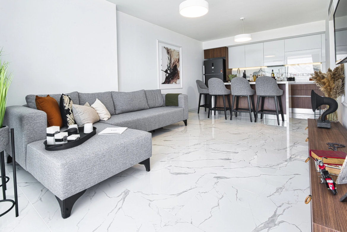 Grand Sapphire Blu 2+1 apartamentai | Long Beach / İskele