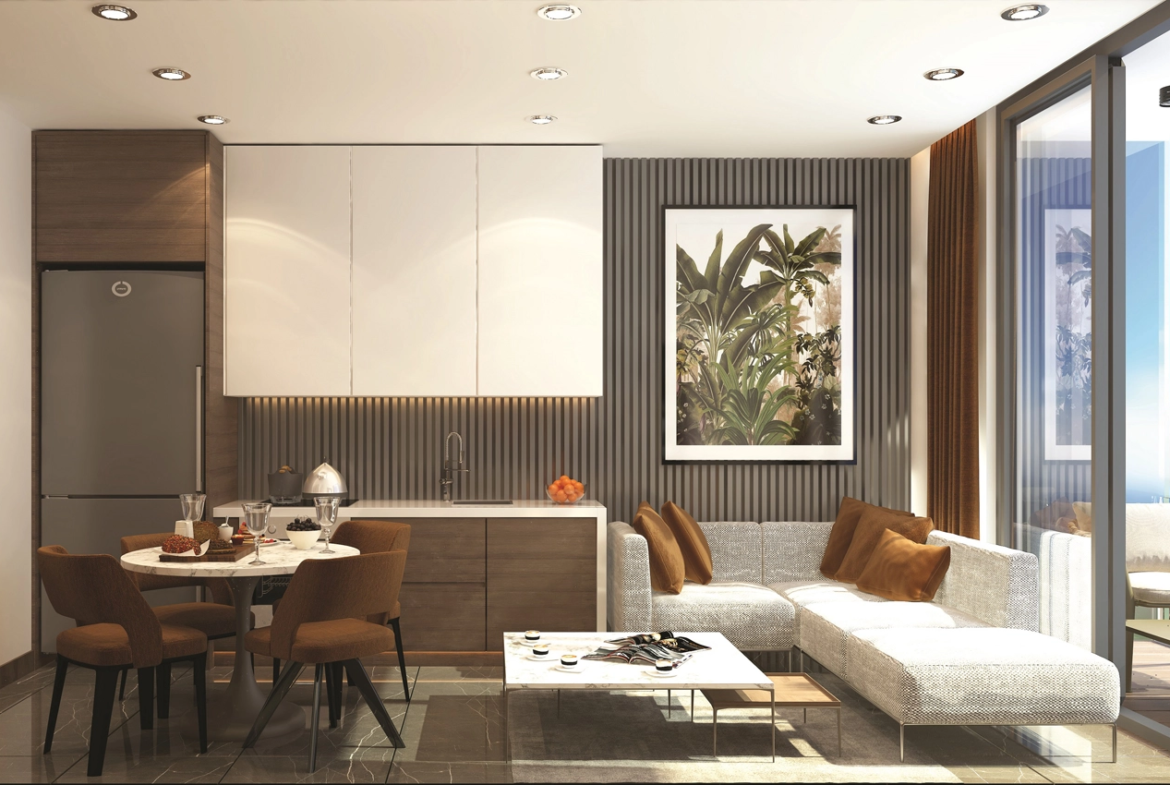Grand Sapphire Resort 1+1 apartamentai D2 bloke | Long Beach / İskele