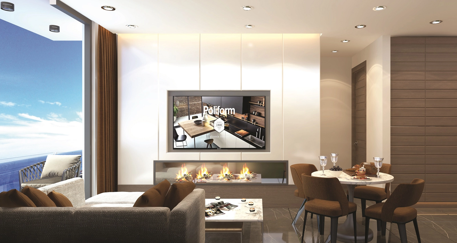 Grandsapphireresortcasino2-4 Grand Sapphire Resort 1+1 apartamentai D2 bloke | Long Beach / İskele