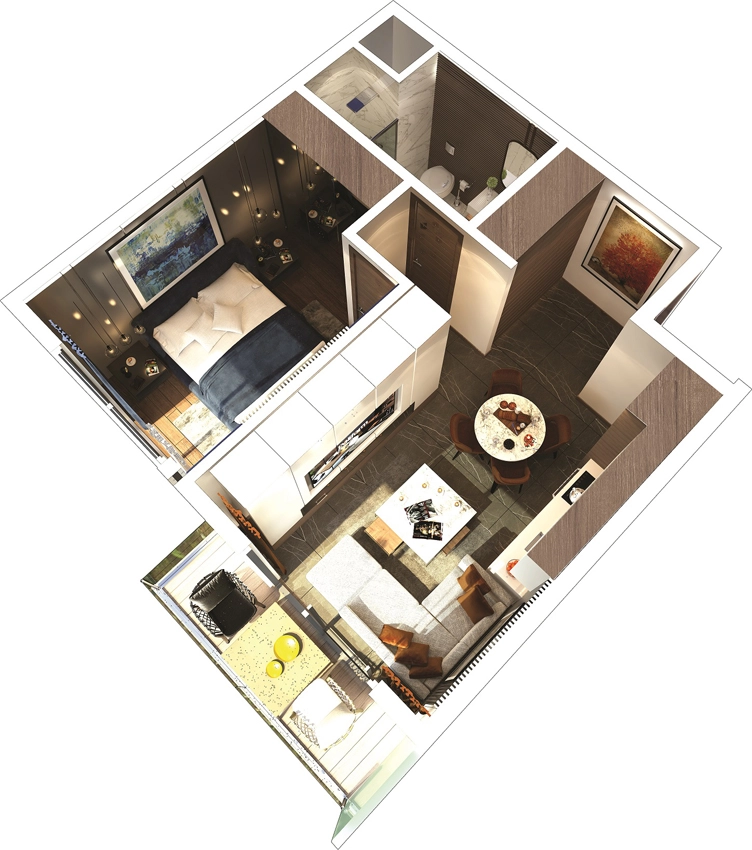 Grandsapphireresortcasino2-7 Grand Sapphire Resort 1+1 apartamentai D2 bloke | Long Beach / İskele